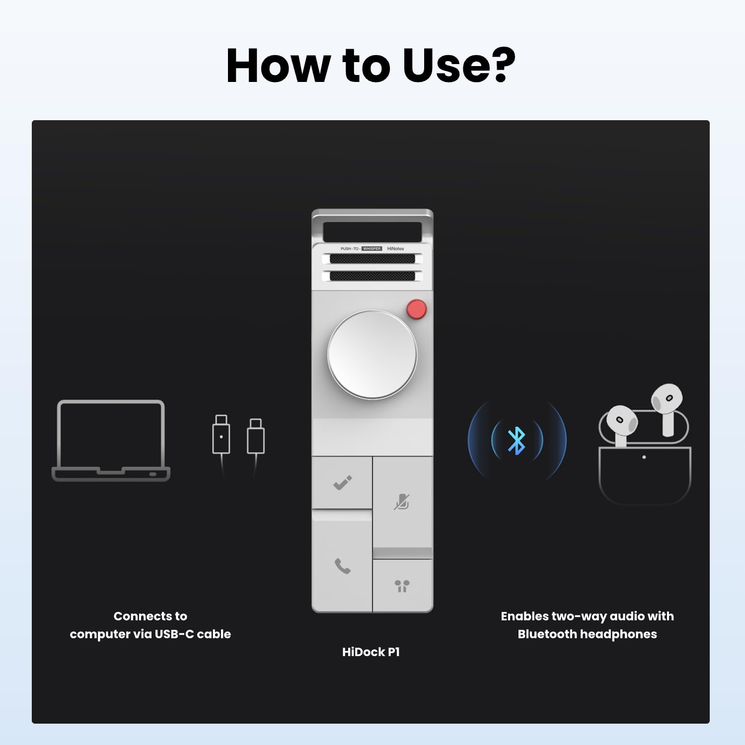 Amazon.com: HiDock P1 AI Voice Recorder: Smart Voice Recorder Work